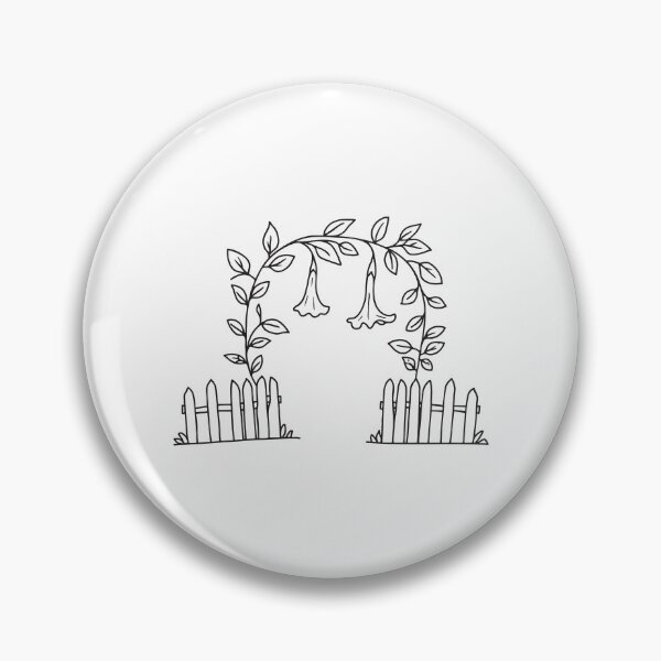 Item preview, Trumpet Vine Hanging Over Garden Gate designed and sold by rasagamastore.