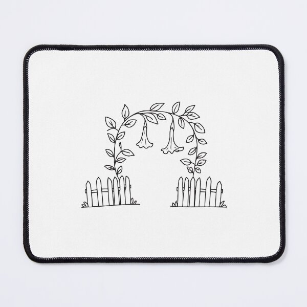 Item preview, Trumpet Vine Hanging Over Garden Gate designed and sold by rasagamastore.