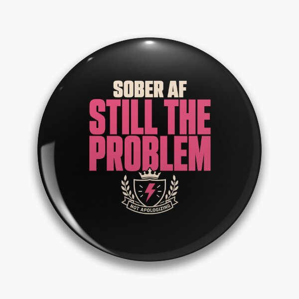 Item preview, Sober AF Sobriety Alcohol Free Gift designed and sold by AndreasMei.