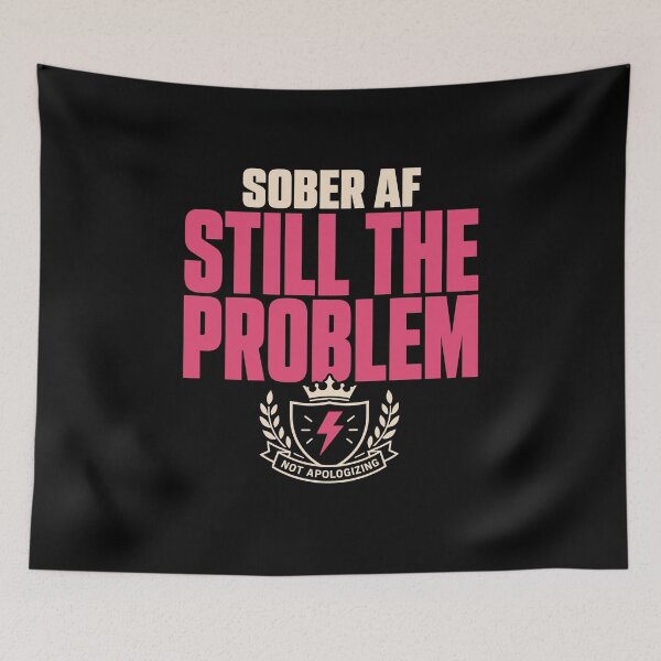 Item preview, Sober AF Sobriety Alcohol Free Gift designed and sold by AndreasMei.