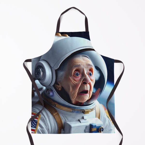 Item preview, Old woman in a space suit in Space designed and sold by Colin Bentham.