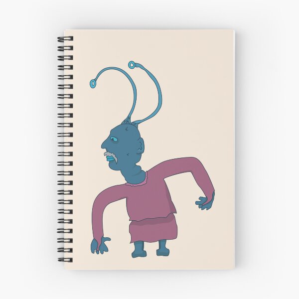 Aperçu de l'œuvre L'homme à antenne bleue créée et vendue par Helgoolia.