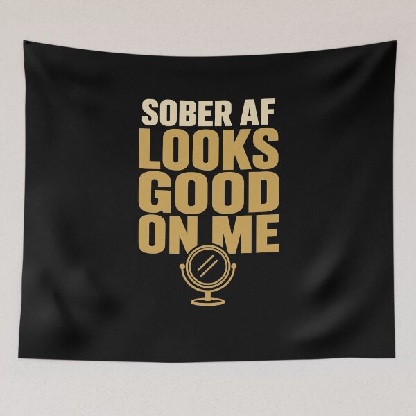 Item preview, Sober AF Sobriety Alcohol Free Gift designed and sold by AndreasMei.