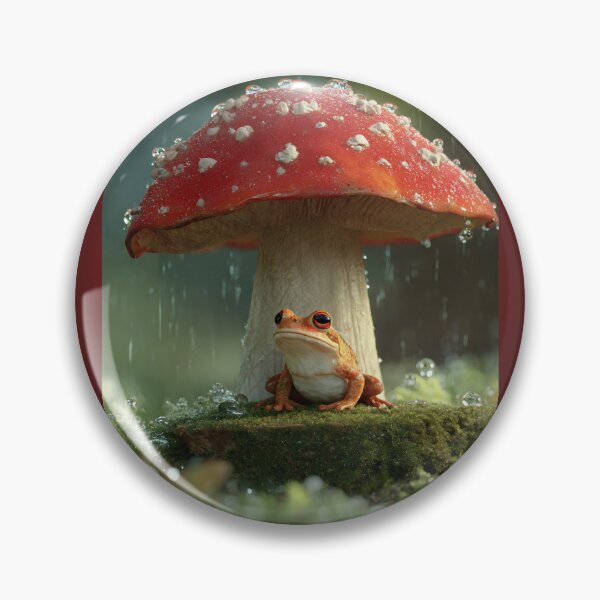 Item preview, Mushroom and Frog designed and sold by AwesomeDigiShop.