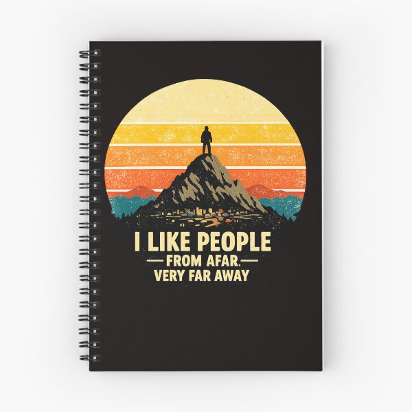 Item preview, I Like People From Afar designed and sold by FrameFlow.