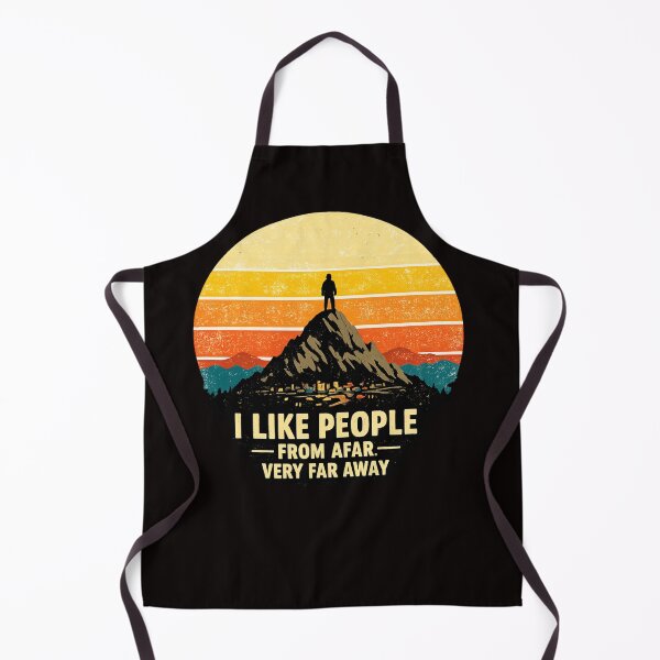 Item preview, I Like People From Afar designed and sold by FrameFlow.