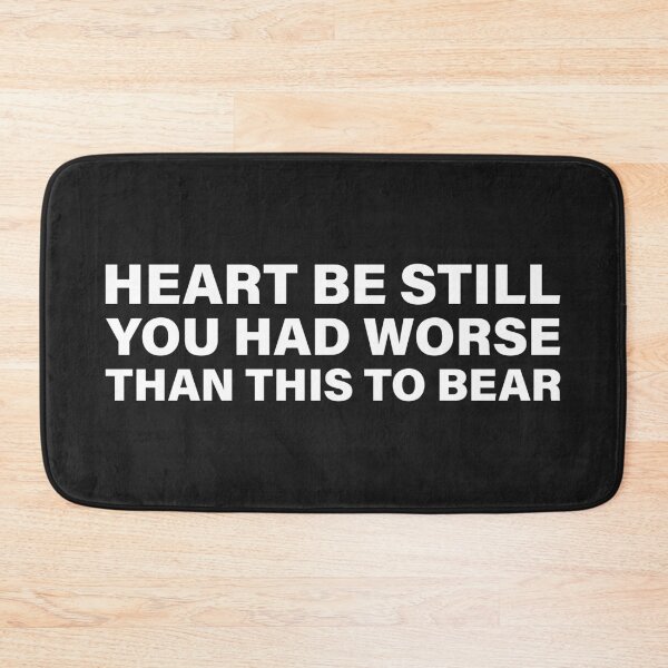 Item preview, Heart, Be Still, You Had Worse Than This to Bear — The Odyssey Quote (Black Version) designed and sold by LiteraryRelics.
