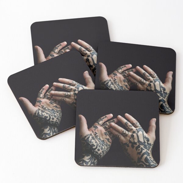 Item preview, Two Hands Reaching Across Gothic Darkness designed and sold by GeoWhimsy Studio.