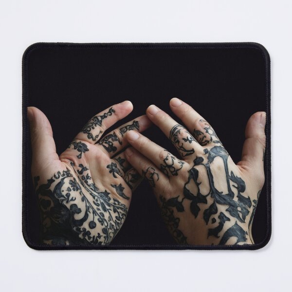 Item preview, Two Hands Reaching Across Gothic Darkness designed and sold by GeoWhimsy Studio.