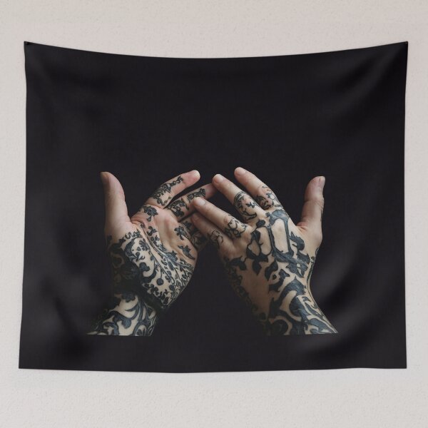 Item preview, Two Hands Reaching Across Gothic Darkness designed and sold by GeoWhimsy Studio.