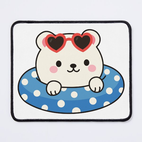 Item preview, Polar Bear Summer Swim Ring designed and sold by Anne97s.
