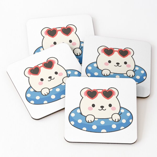 Item preview, Polar Bear Summer Swim Ring designed and sold by Anne97s.