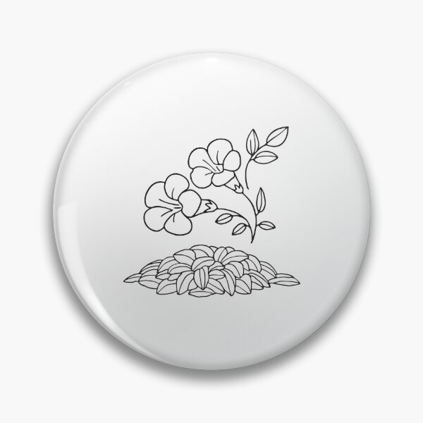 Item preview, Trumpet Vine Beside Pile of Leaves designed and sold by rasagamastore.