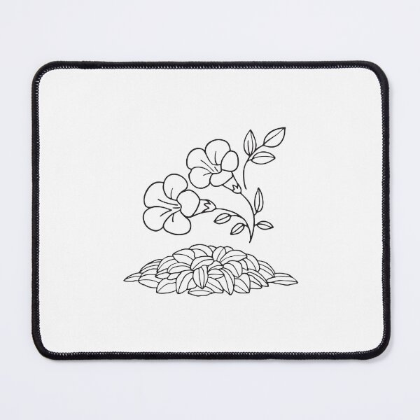 Item preview, Trumpet Vine Beside Pile of Leaves designed and sold by rasagamastore.