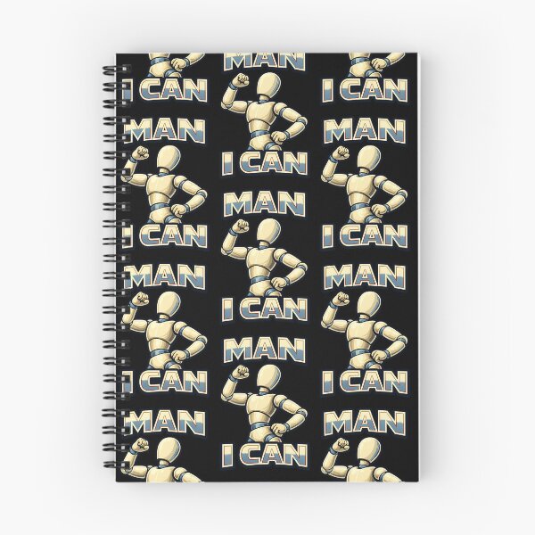 Item preview, Man I Can Funny Mannequin Motivation Design designed and sold by TeeTimeTreasure.