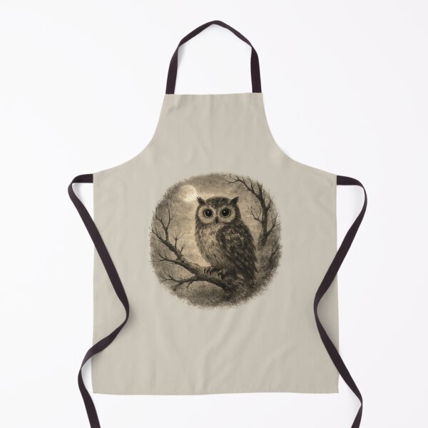 Item preview, Moonlit Owl Wildlife Artwork designed and sold by ChirpInc.