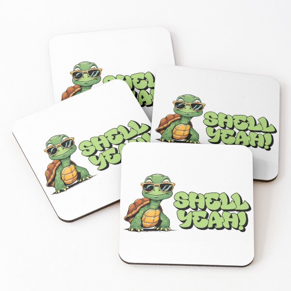 Item preview, Shell Yeah! – Cool Turtle with Sunglasses Funny Graphic Tee designed and sold by DopeyRobot.