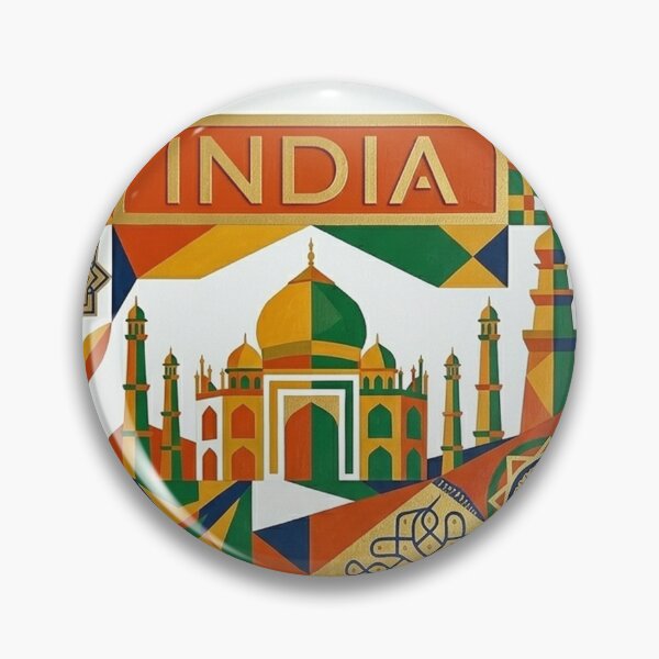 Item preview,  क्यूबिस्ट कला पोस्टर – ताज महल अमूर्त दीवार कला – ZK PRO designed and sold by zalakopro.