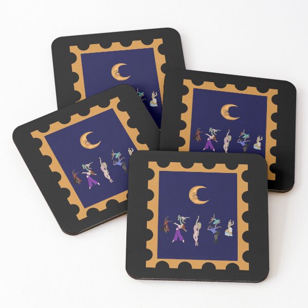 Item preview, Dancing in the Moonlight Stamp designed and sold by AnnabethQuinn.
