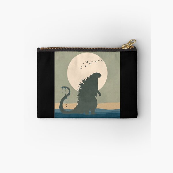 Item preview, Godzilla Walking on Beach Japandi Minimalist Art designed and sold by Syrupulse.