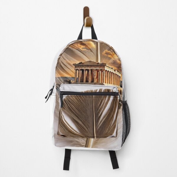 Item preview, Athens Feather Art | Acropolis Greece Travel Illustration designed and sold by GalleryPeak.