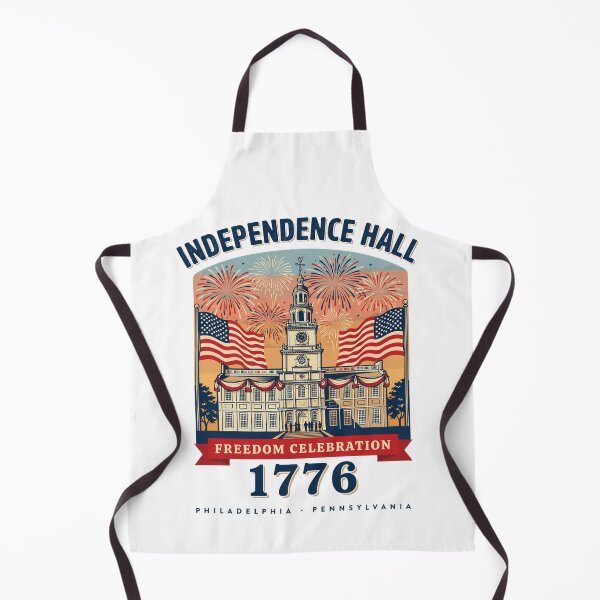 Item preview, Independence Hall Freedom Celebration 1776 – Philadelphia Pennsylvania Patriotic 4th of July Design designed and sold by ArcticFoxStudio.