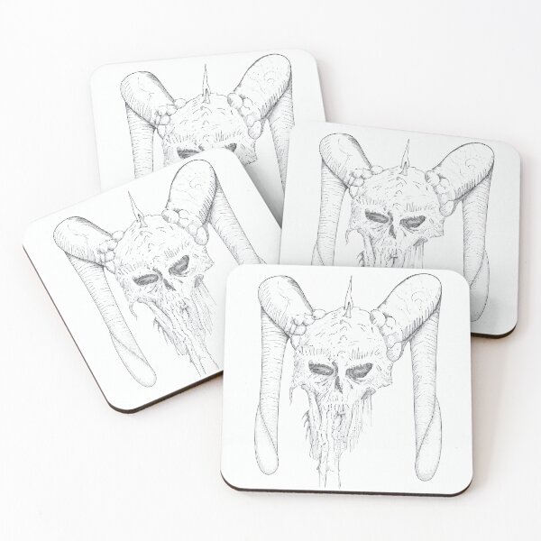 Item preview, Skull With Horns designed and sold by MS-6.