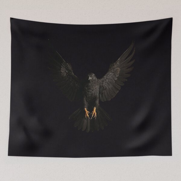 Item preview, Burning Manuscript With White Crow Above designed and sold by GeoWhimsy Studio.