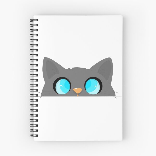 Item preview, Cute Peeking Cat Big Blue Eyes designed and sold by Ink_craft.