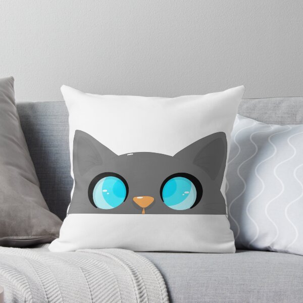 Item preview, Cute Peeking Cat Big Blue Eyes designed and sold by Ink_craft.