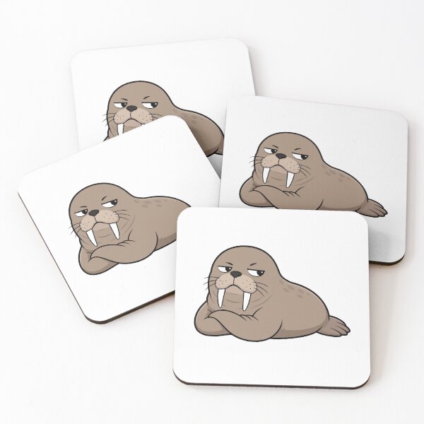 Item preview, Grumpy Walrus Funny Attitude designed and sold by teeperfect.