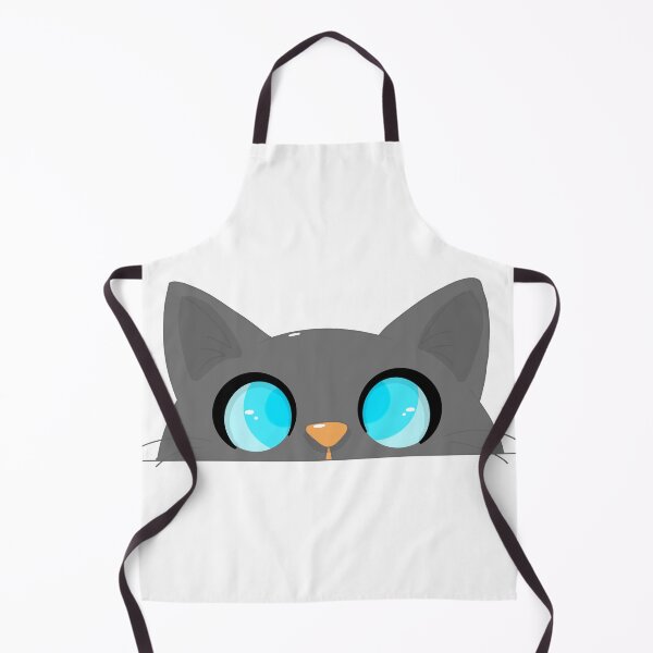 Item preview, Cute Peeking Cat Big Blue Eyes designed and sold by Ink_craft.
