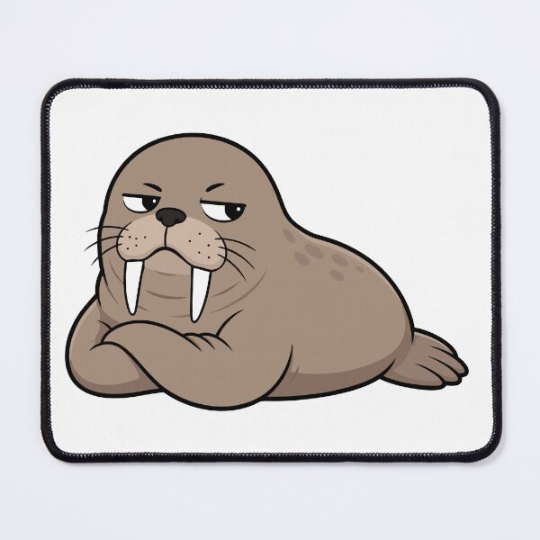 Item preview, Grumpy Walrus Funny Attitude designed and sold by teeperfect.