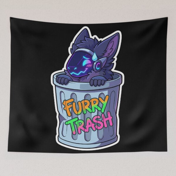 Item preview, Protogen Furry Trash Pride designed and sold by BlueBullBazaar.