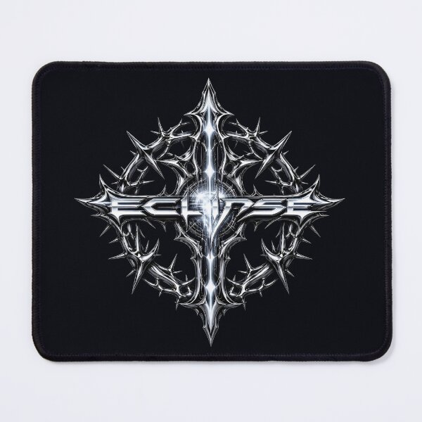 Item preview, Eclipse Cyber Cross Thorns Stellar White Liquid Chrome Techwear Streetwear designed and sold by Novastitchshop.