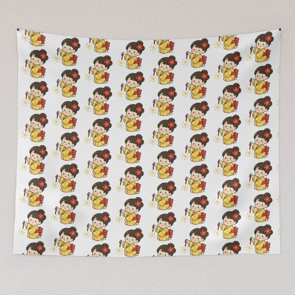Item preview, Cute Japanese Yukata Girl Sparkler designed and sold by Anne97s.