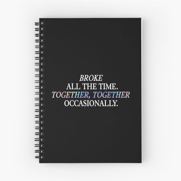 Item preview, broke all the time. together together, occasionally. designed and sold by delicate-pov.