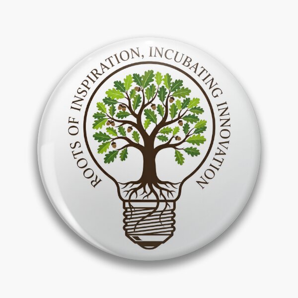 Item preview, Green Innovation Oak Tree Lightbulb Logo designed and sold by Nuvoro Eco Awareness.