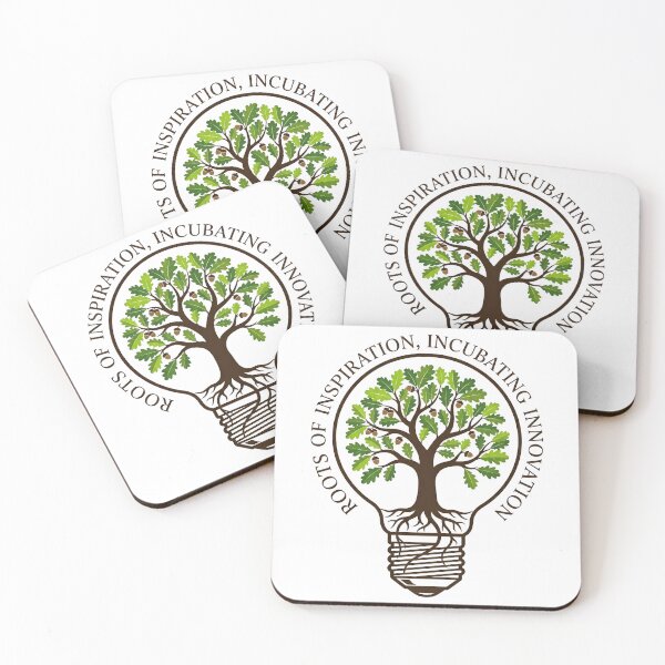 Item preview, Green Innovation Oak Tree Lightbulb Logo designed and sold by Nuvoro Eco Awareness.