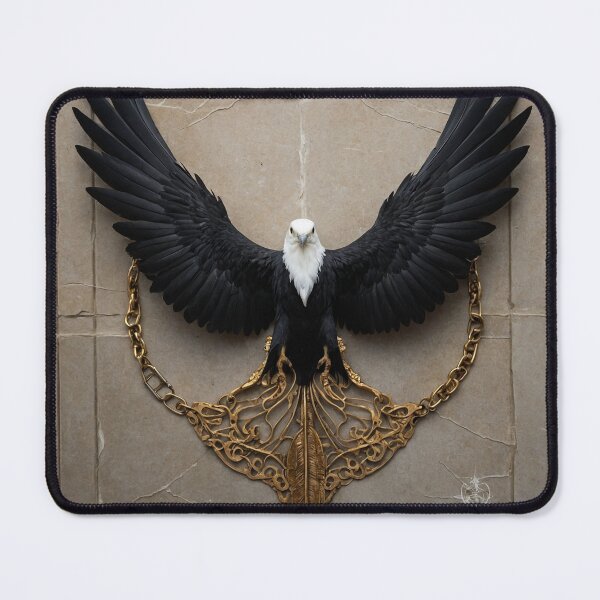 Item preview, Gothic Stone Scales Feather Against Heart designed and sold by GeoWhimsy Studio.