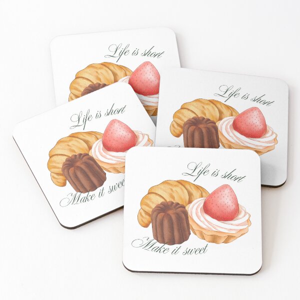 Item preview, Life is short make it sweet ! designed and sold by reimidesign.