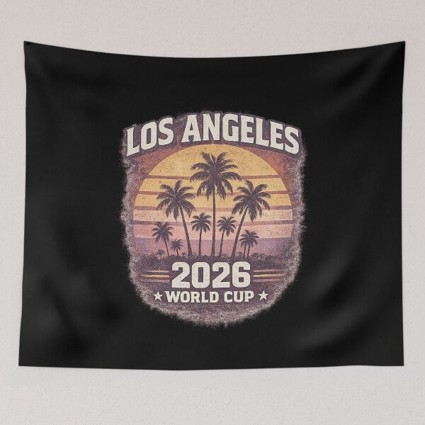 Item preview, Los Angeles 2026 Retro World Cup Tee designed and sold by ArthUpscale.