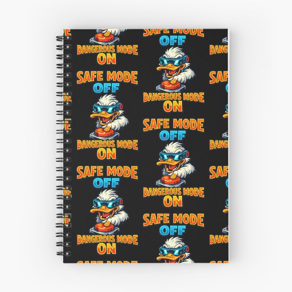 Item preview, Safe Mode Off Dangerous Mode On Funny Duck Design designed and sold by TeeTimeTreasure.