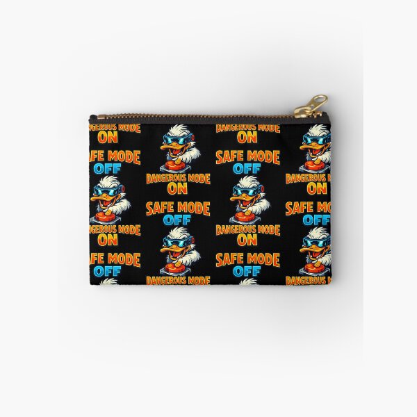 Item preview, Safe Mode Off Dangerous Mode On Funny Duck Design designed and sold by TeeTimeTreasure.