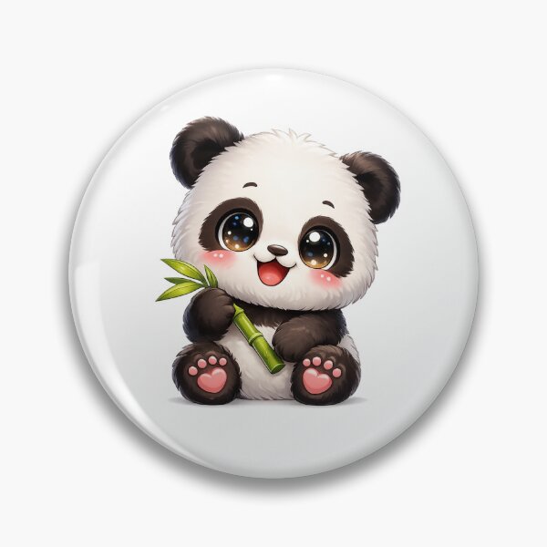 Item preview, Cute Panda With Bamboo designed and sold by AstraDrip Studio.