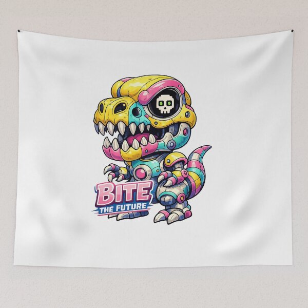 Item preview, T Rex Robot Graphic Tee designed and sold by SoftSproutstu.