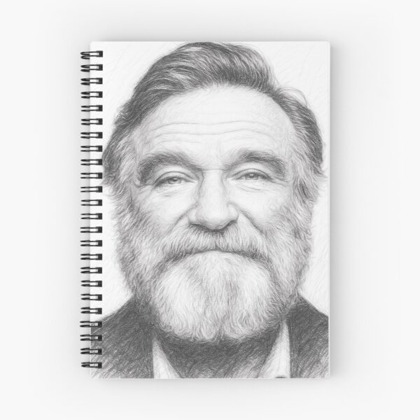 Item preview, Beloved Comedy Legend Black and White Pencil Portrait Art Print | Monochrome Hollywood Sketch Decor designed and sold by Leon Woods Pencil Art.