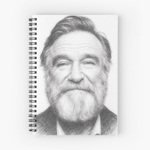 Item preview, Beloved Comedy Legend Black and White Pencil Portrait Art Print | Monochrome Hollywood Sketch Decor designed and sold by Leon Woods Pencil Art.