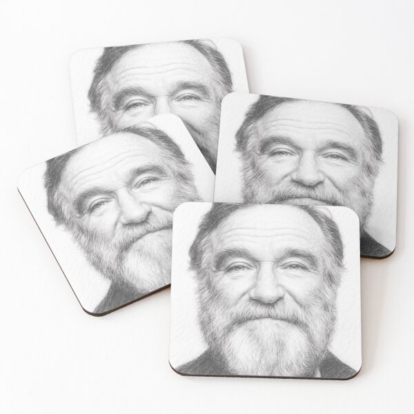 Item preview, Beloved Comedy Legend Black and White Pencil Portrait Art Print | Monochrome Hollywood Sketch Decor designed and sold by Leon Woods Pencil Art.