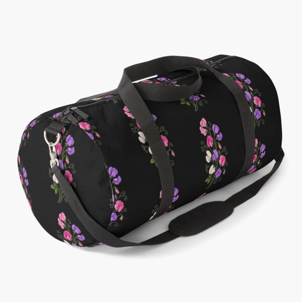 Item preview, Sweet Pea Flowers Embroidery designed and sold by ColorSplash123.
